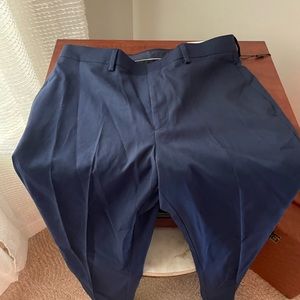 Teen boy navy blue dress pants. Size 18R Brand Michael Strahan Collection. New